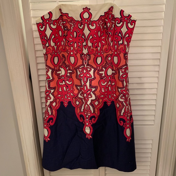 Lilly Pulitzer Strapless Bowen dress Chorus Girl - Picture 2 of 4